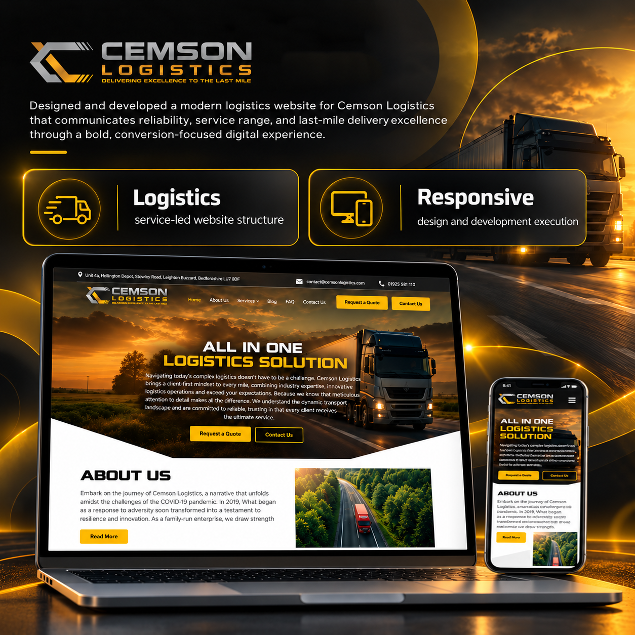 Cemson Logistics CaseStudies